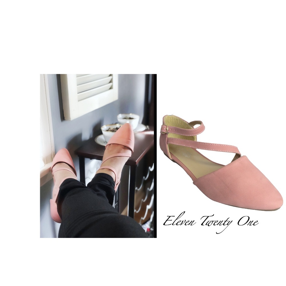 Multi Strap Pointed Flats